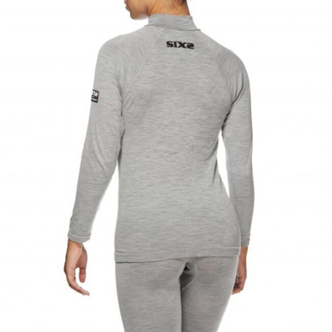 Six2 Maglia Termica Moto Wool Grey Unisex